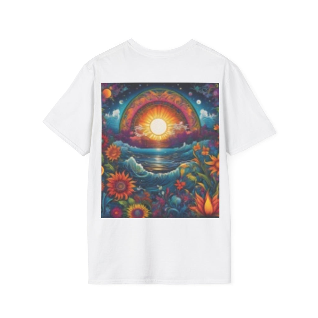 Mermaid Portrait T-Shirt — Artistic Red-Headed Siren Graphic Tee