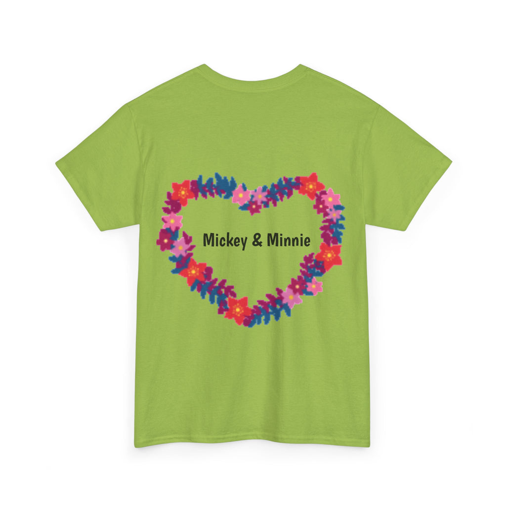 Classic Cartoon Mickey Mouse & Minnie Mouse Graphic T-shirt