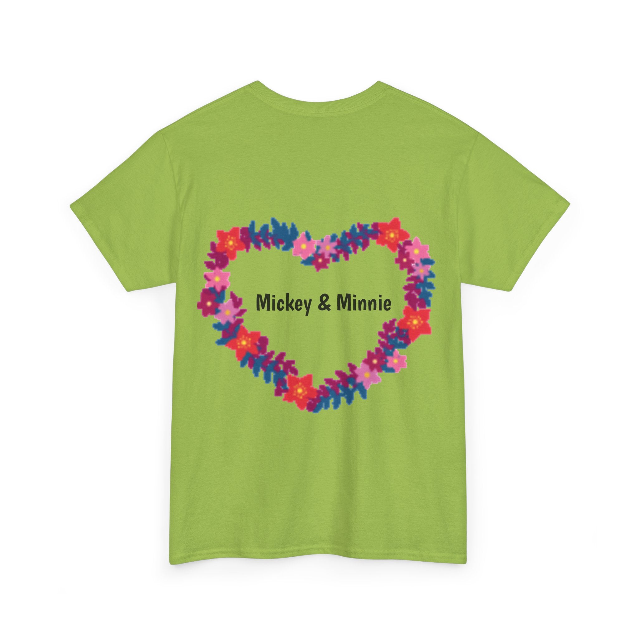 Classic Cartoon Mickey Mouse & Minnie Mouse Graphic T-shirt