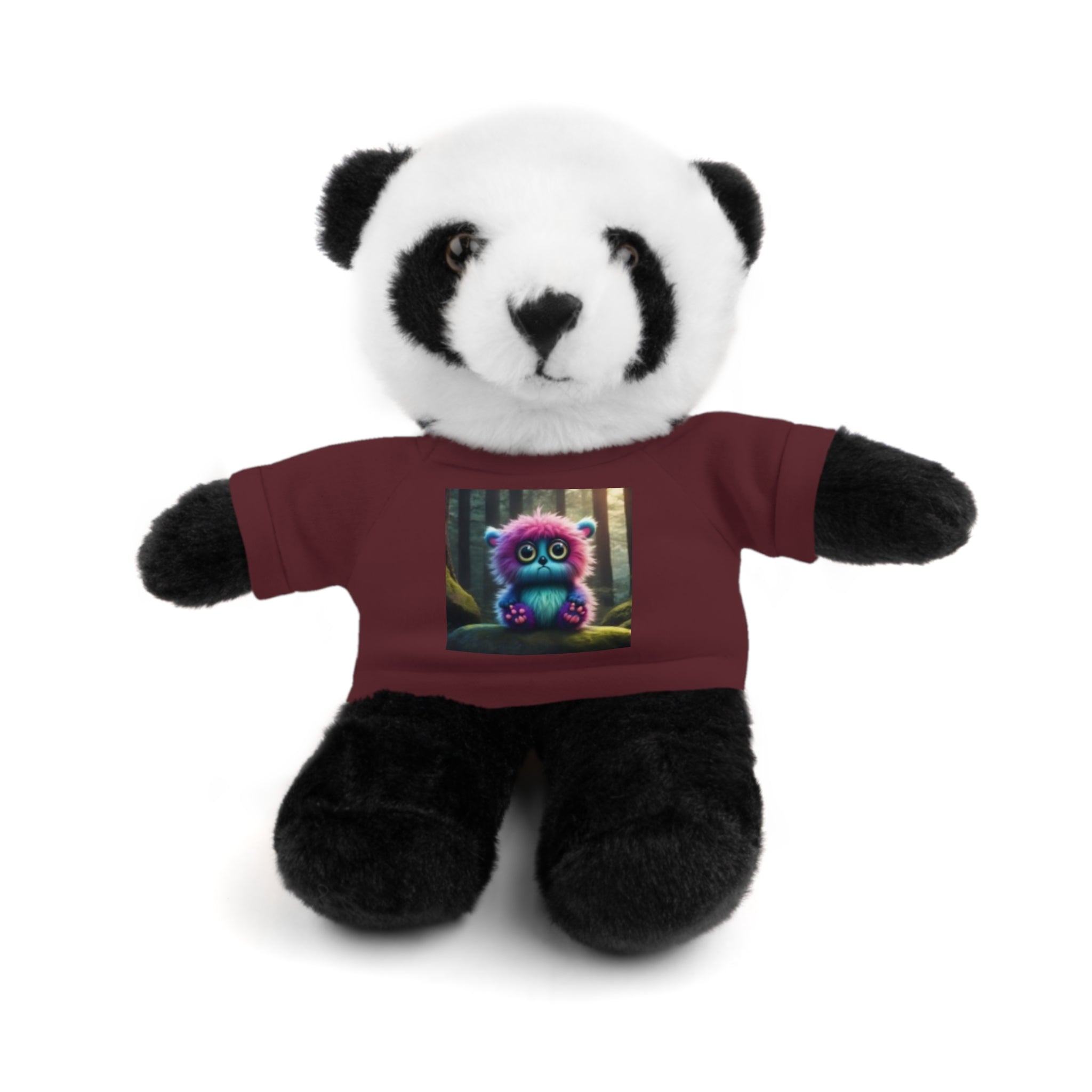 Brown Plush Teddy Bear with Cute Coffee Mug Tee - Gift for Kids & Coffee Lovers