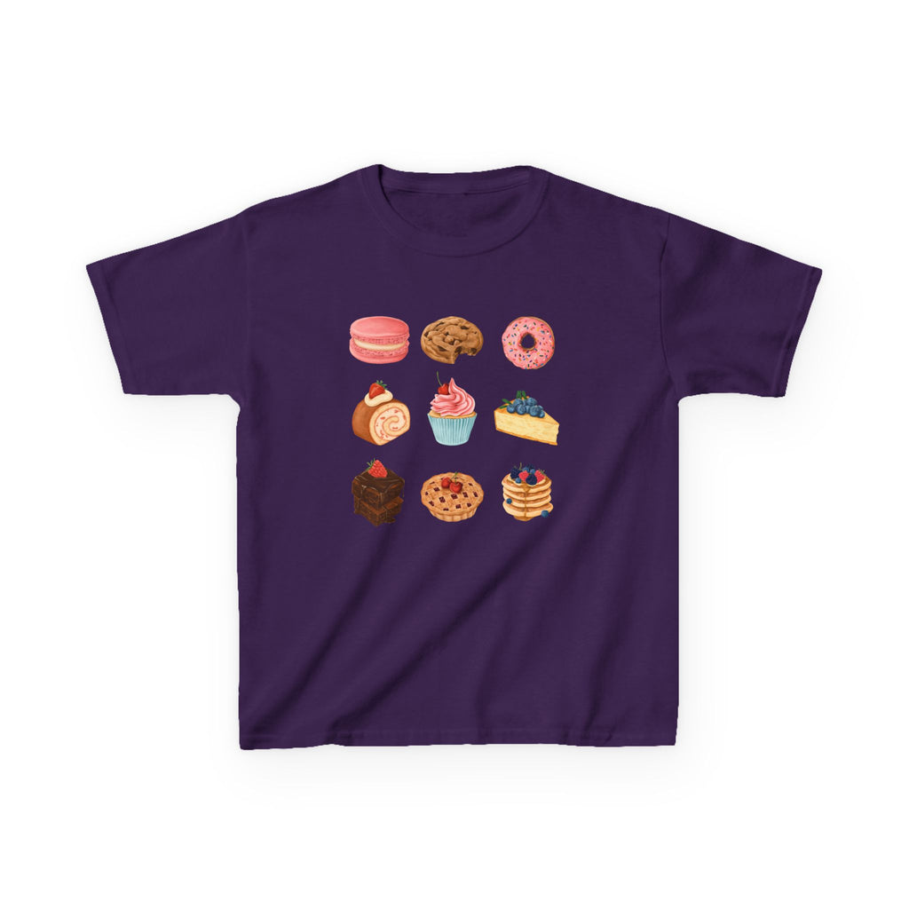 Kids Dessert T‑Shirt — Cute Pastry & Cupcake Graphic Tee