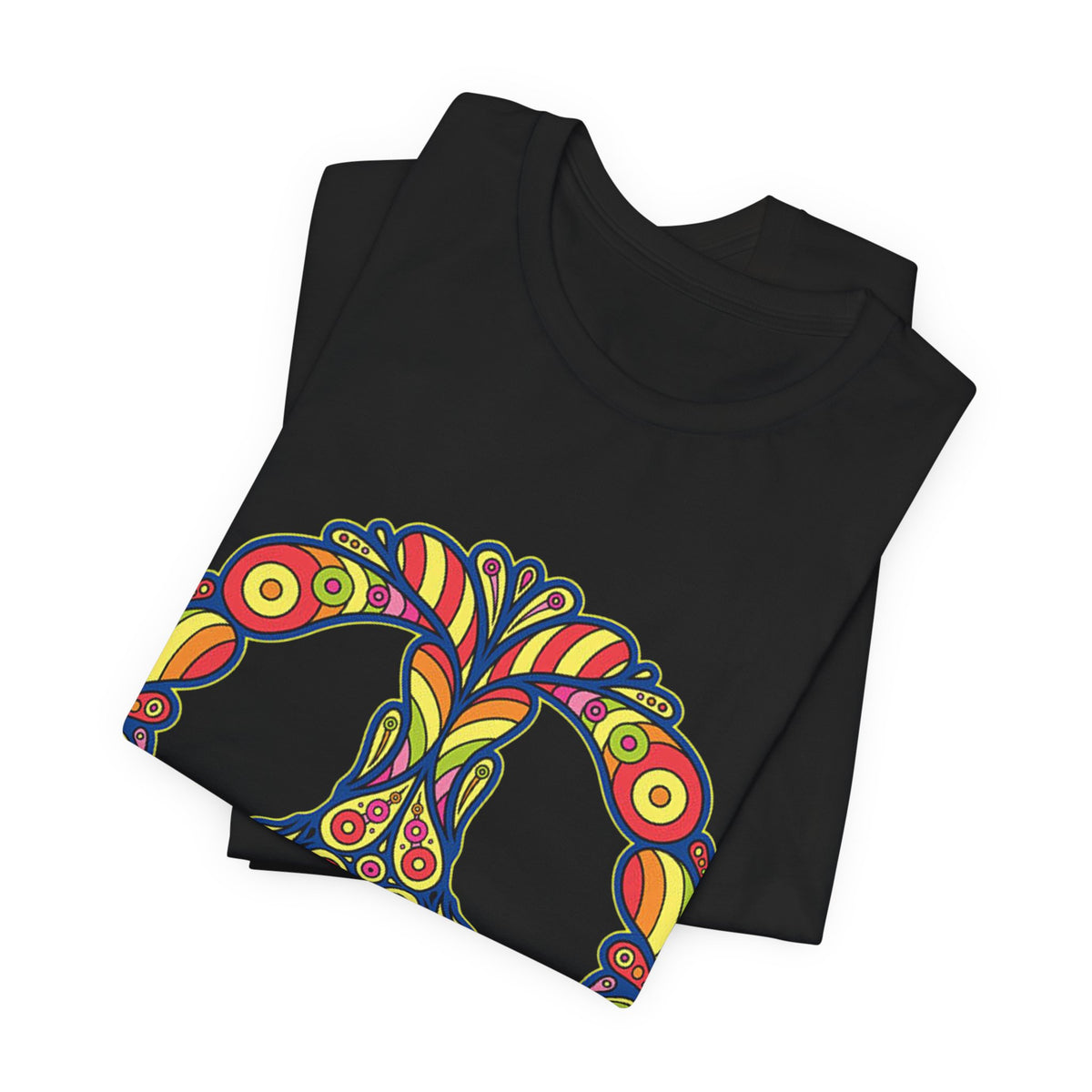 Psychedelic Floral Peace Sign T-Shirt World Peace