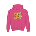 Youth Hoodie with Vintage Octopus & Underwater Scene — Kids Ocean Crew Pullover