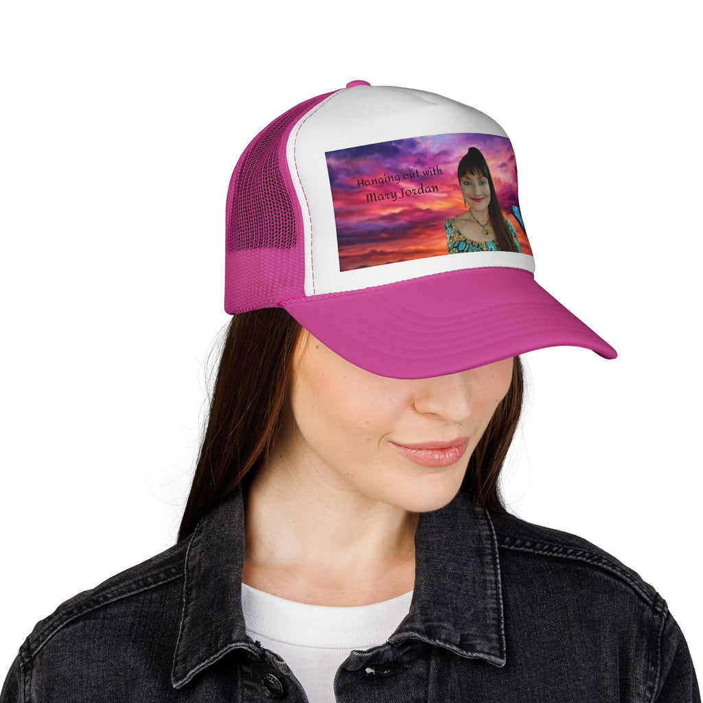 Trucker Cap — Hanging Out with Mary Jordan Blue Butterfly