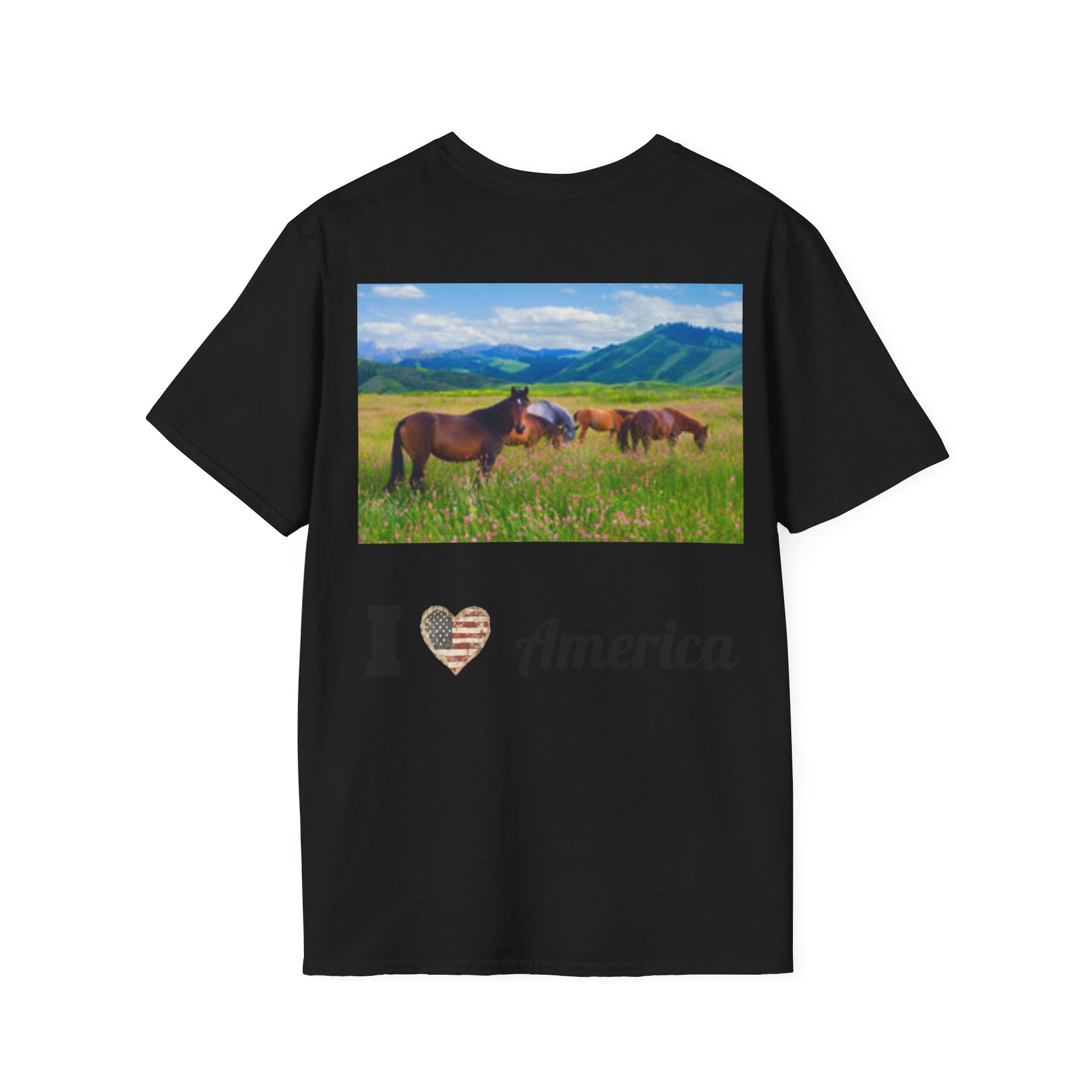 Patriotic Eagle T-Shirt — American Flag Bald Eagle I Love America!