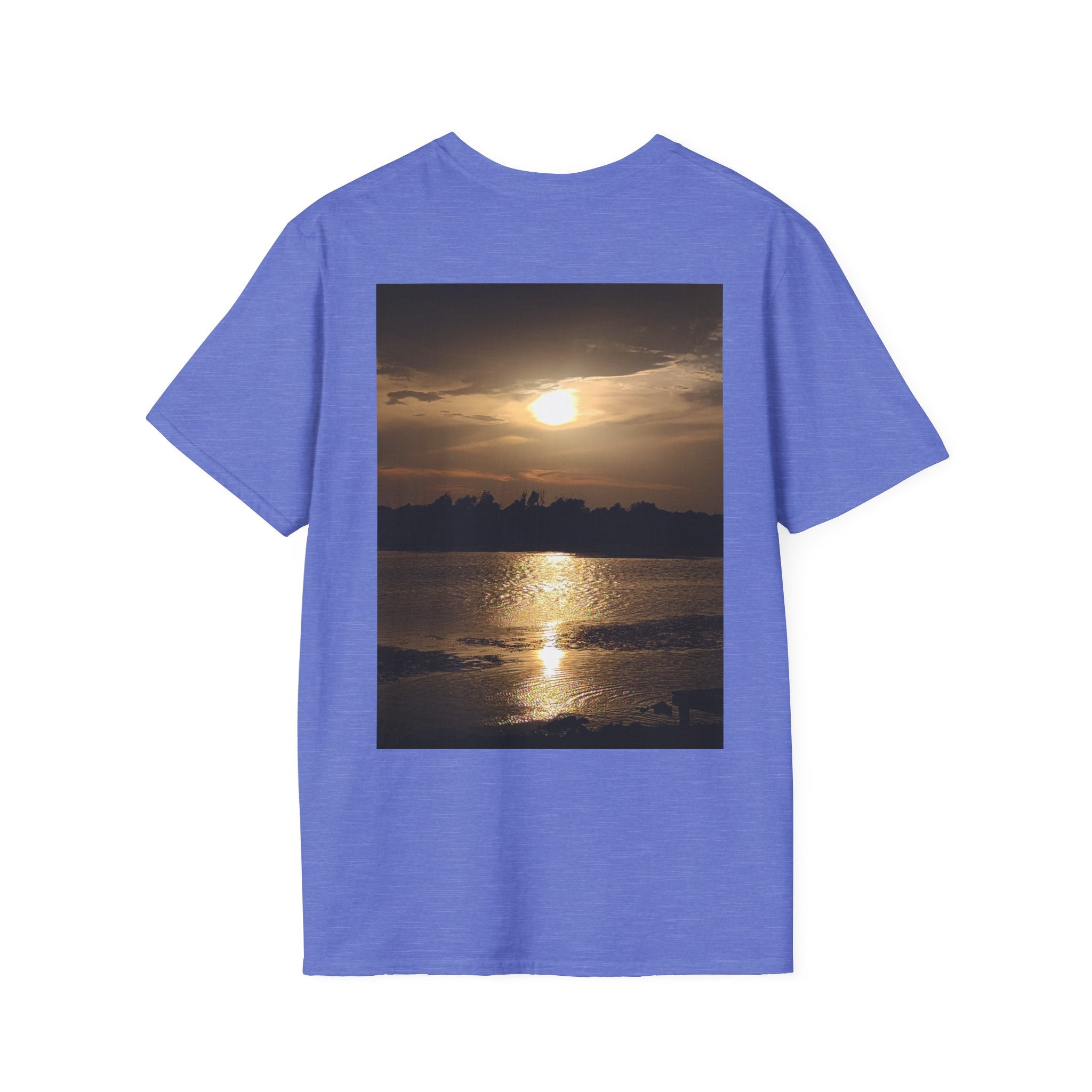 Dog Love You & Beautiful Sunset Unisex Softstyle T-Shirt Pet Lovers T-shirt