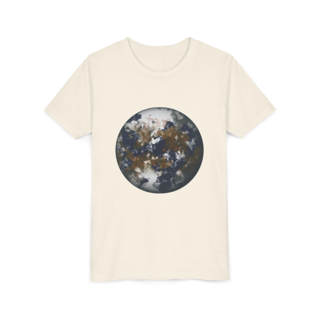 Youth Tee — Earth Globe Planet & Earth Facts  Design Kids' Short Sleeve Shirt