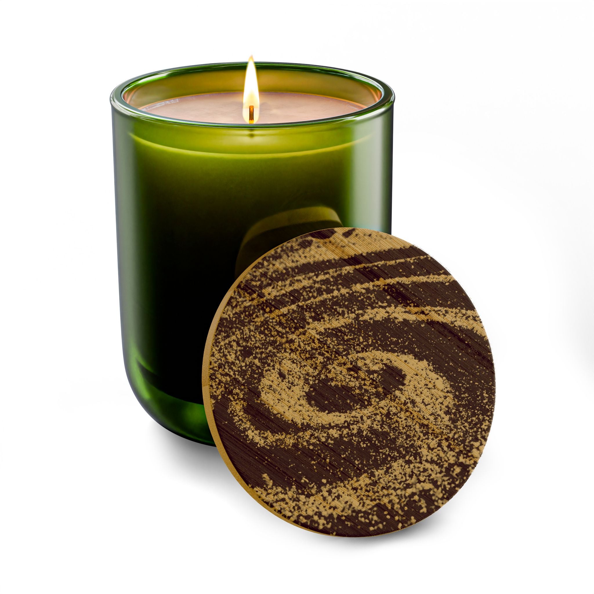 Swirl Sand Engraved 14oz Scented Soy Candle – Swirl Lid Aromatherapy Candle