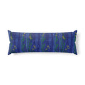 Botanical Blue Body Pillow — Long Floral Comfort Pillowcase