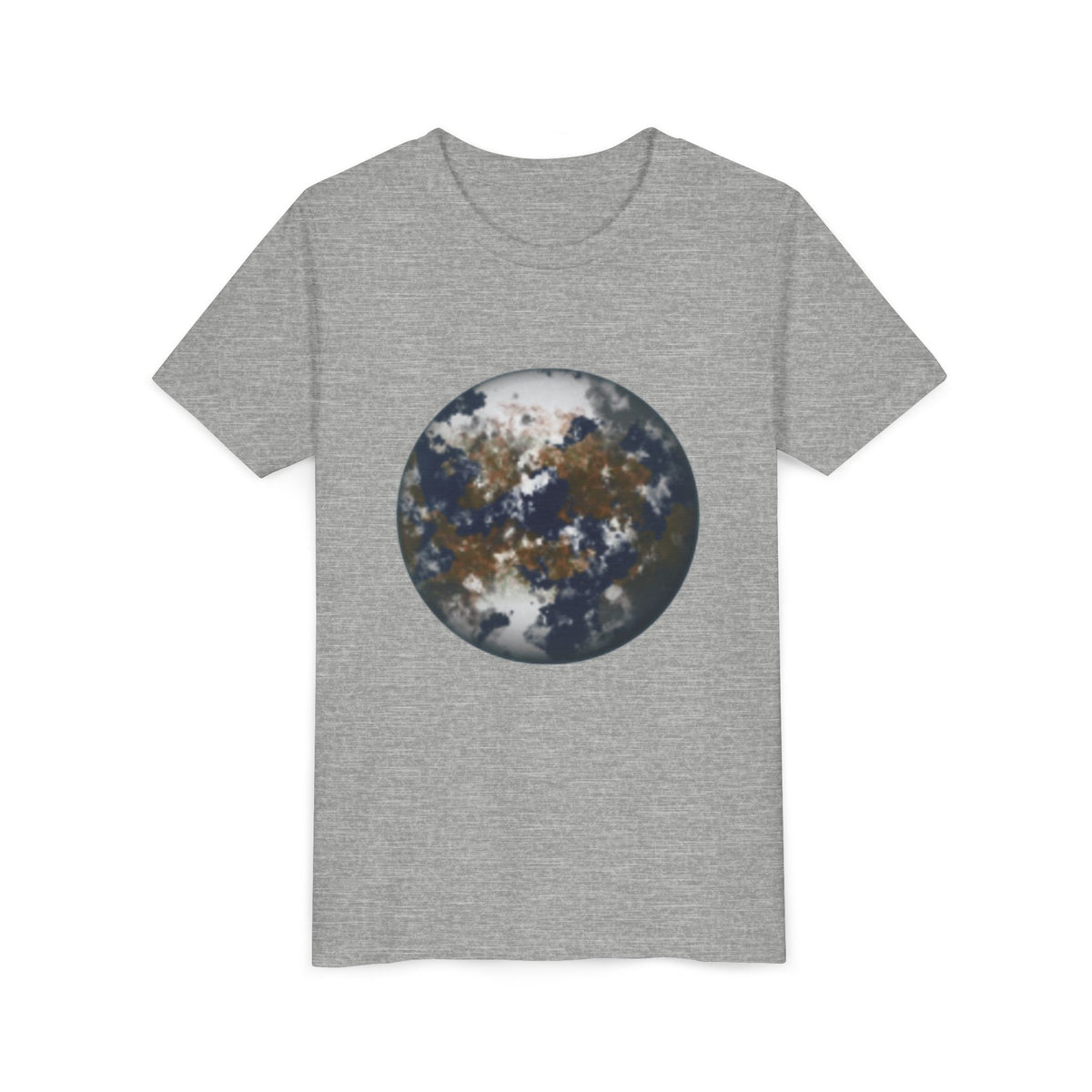 Youth Tee — Earth Globe Planet & Earth Facts  Design Kids' Short Sleeve Shirt