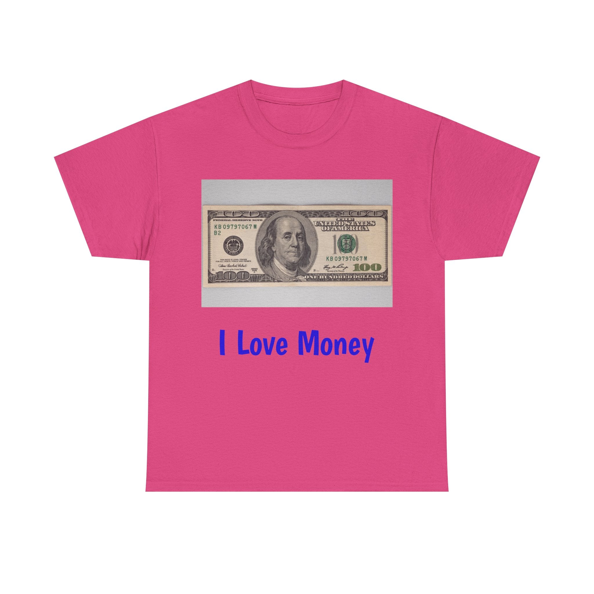 Money Print T‑Shirt – 100 Bill Graphic Tee