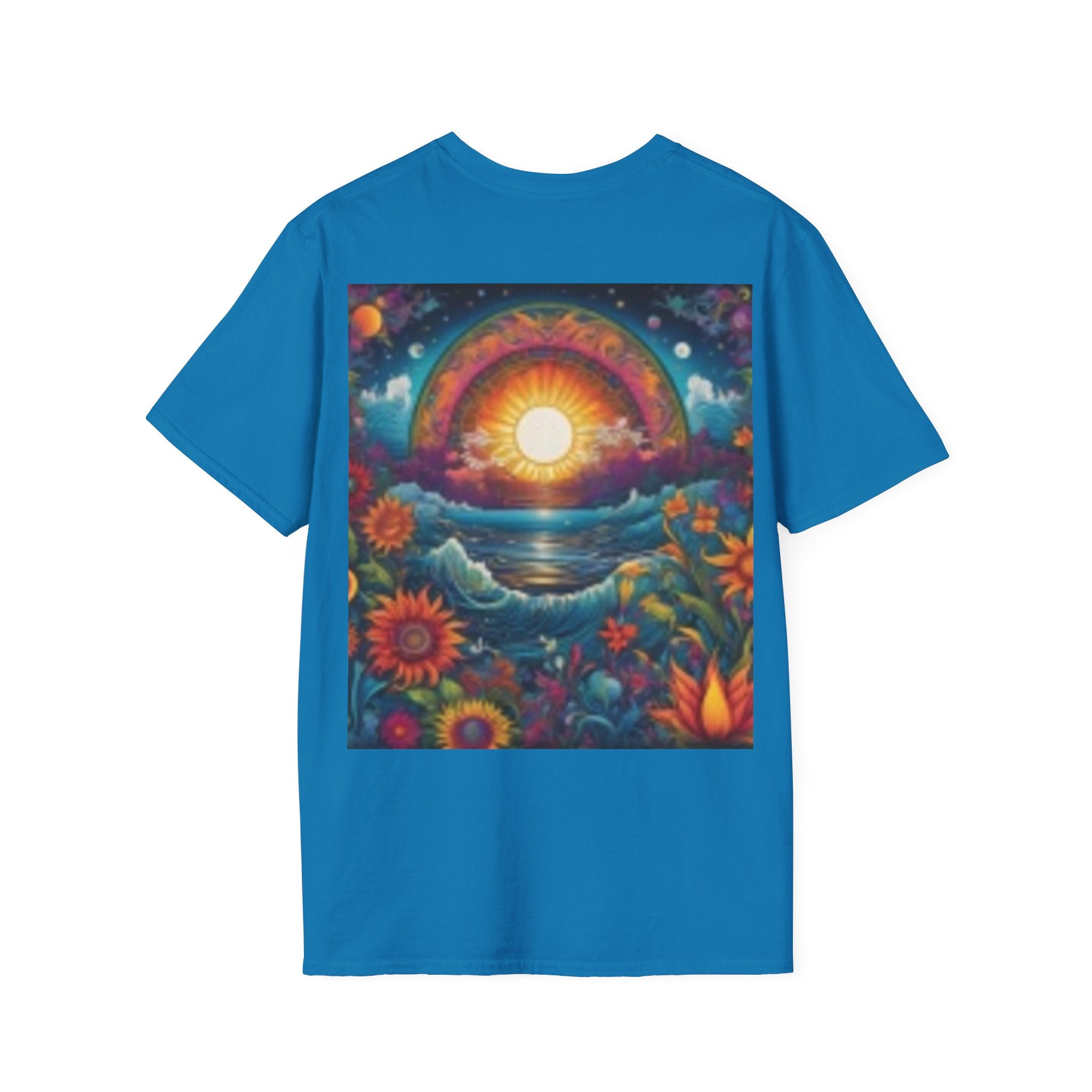 Mermaid Portrait T-Shirt — Artistic Red-Headed Siren Graphic Tee