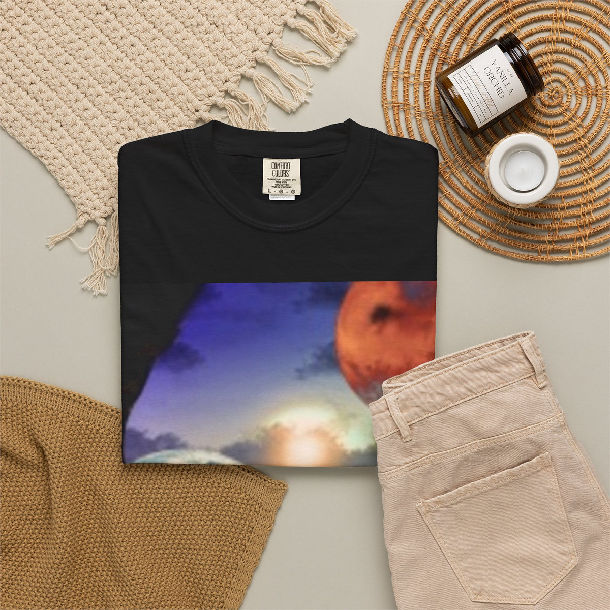 Cosmic Landscape T-Shirt — Retro Planet Scape Tee