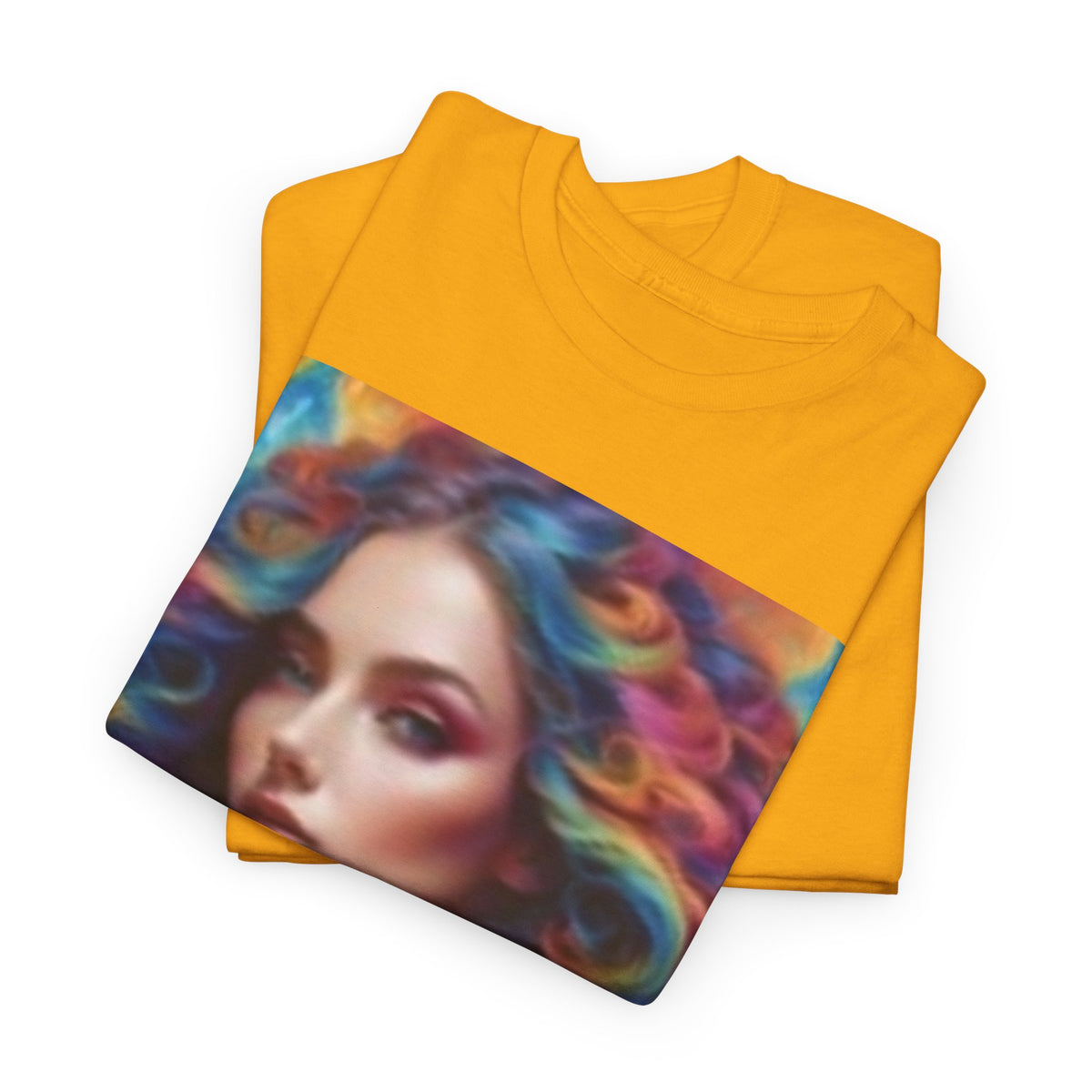 Psychedelic Splashy Colors~Beauitful Woman — Colorful Woman Art T-Shirt