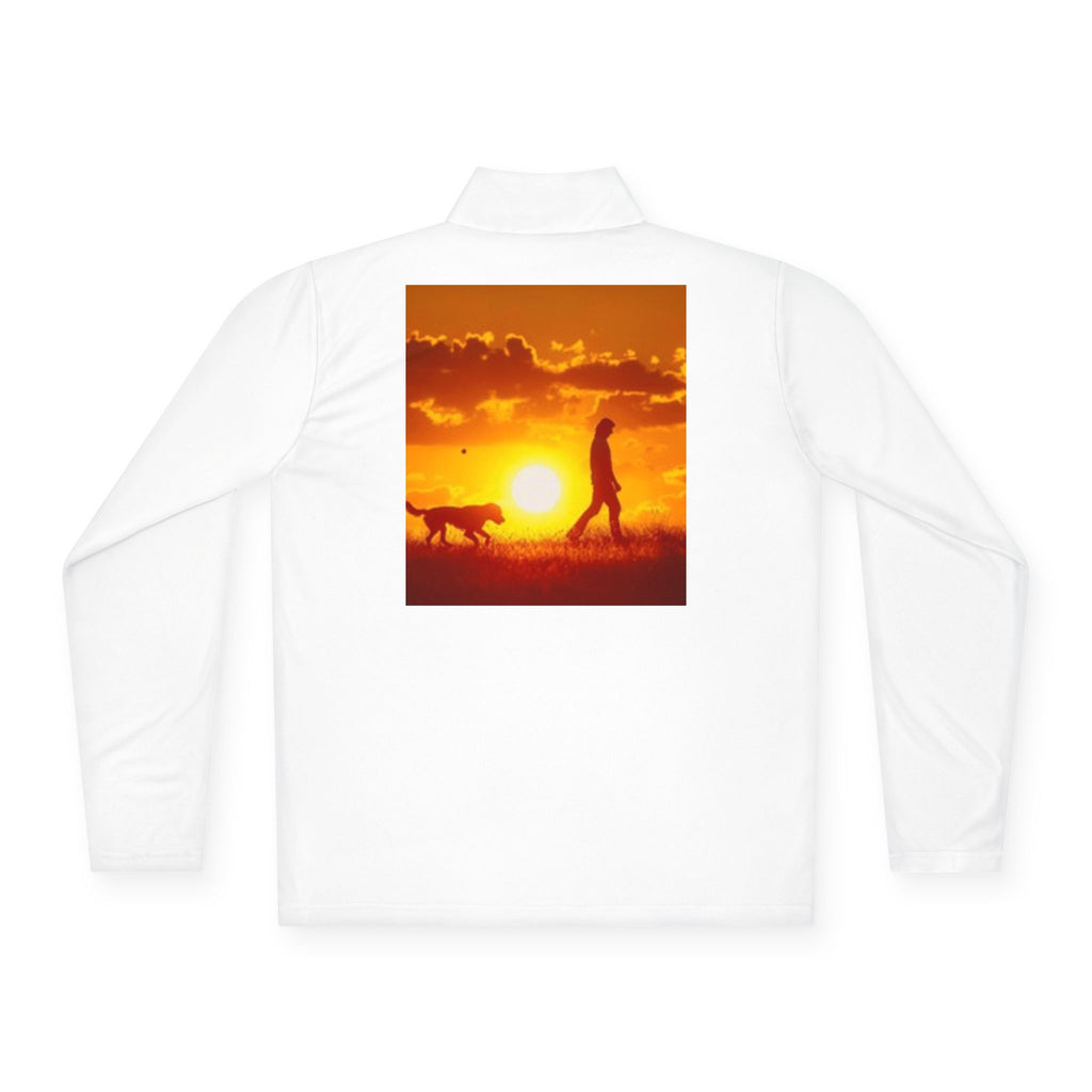 Dog Walk Sunset Quarter-Zip Pullover