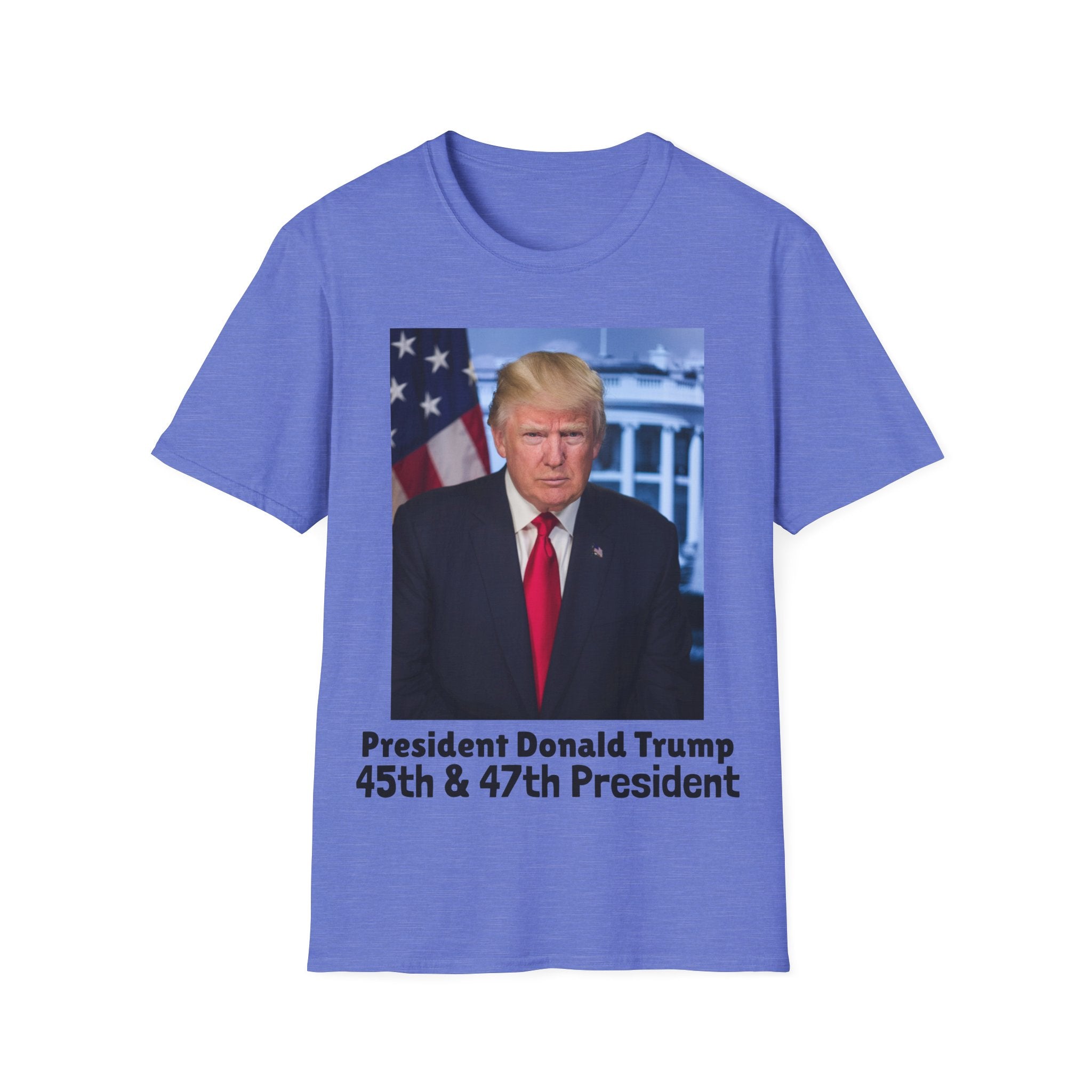 T-shirt Président Donald J TRUMP — T-shirt Drapeau Patriotique