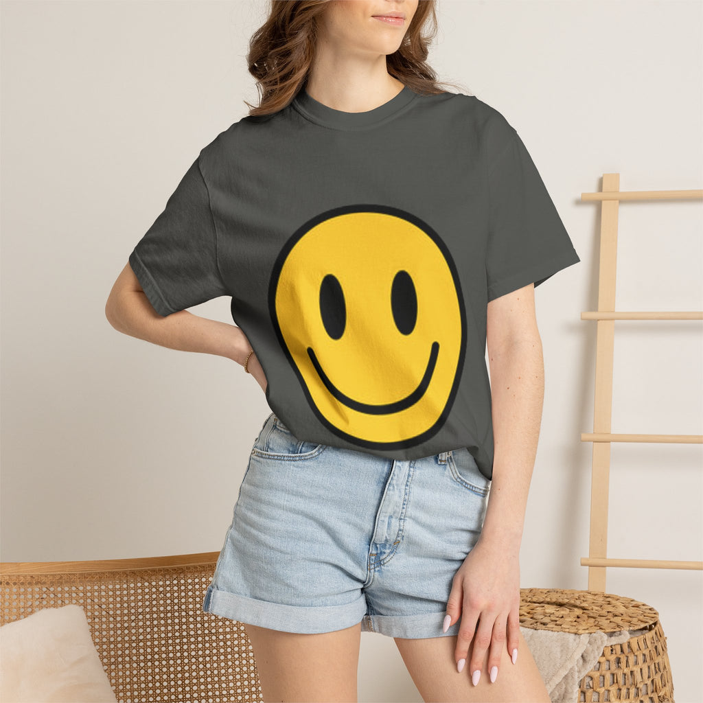 Smiley Face Graphic T-Shirt — Classic Happy Emoji Tee