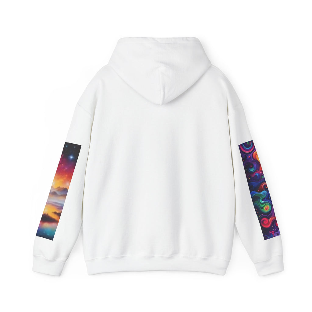 Silhouette Wolf Unisex Heavy Blend Hooded Sweatshirt Cozy All Night