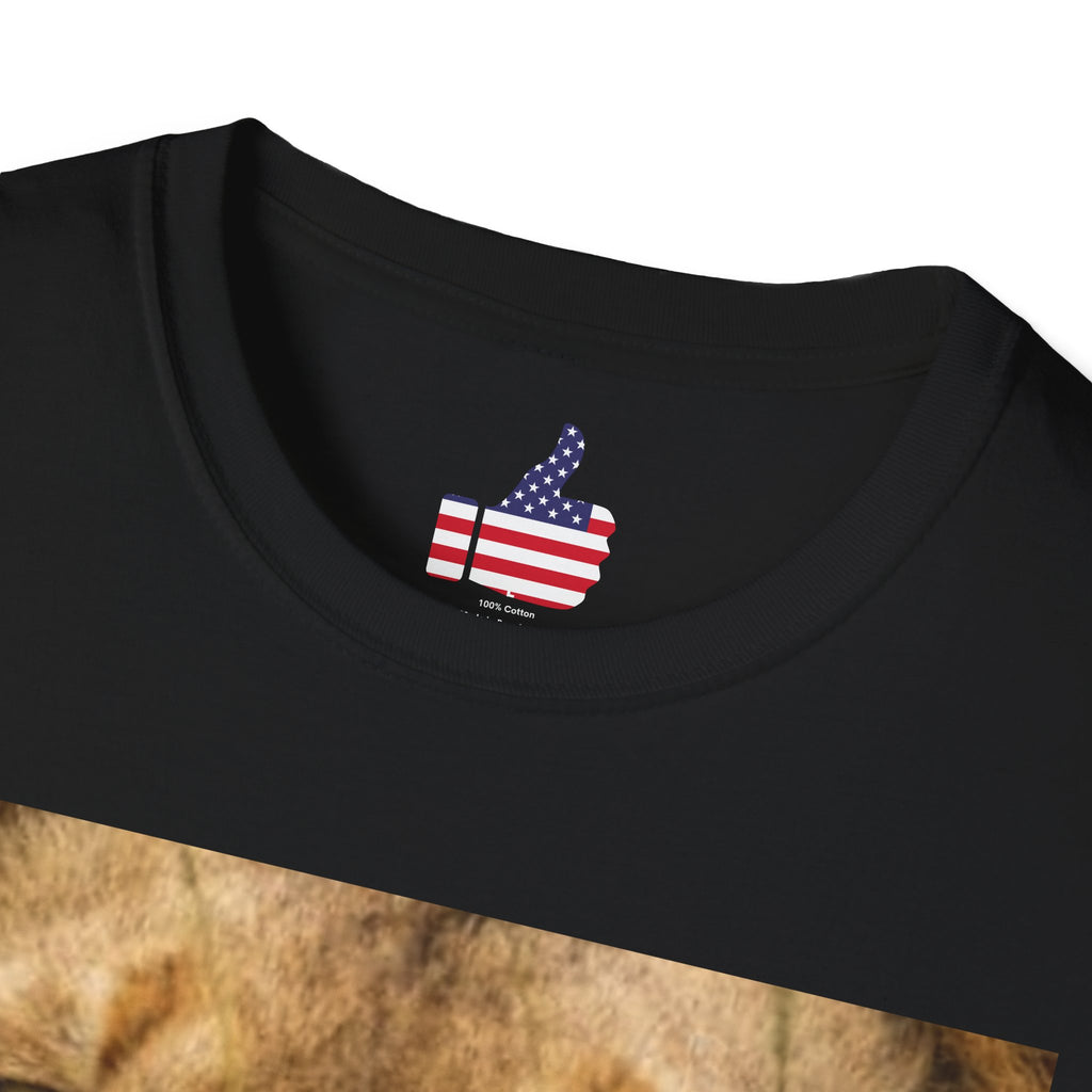 Lion Portrait T‑Shirt — Majestic Lion Face & Pride Photo Tee