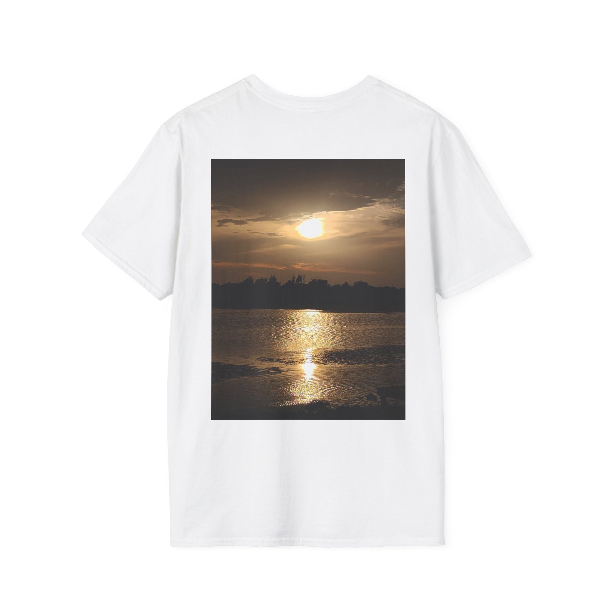 Dog Love You & Beautiful Sunset Unisex Softstyle T-Shirt Pet Lovers T-shirt