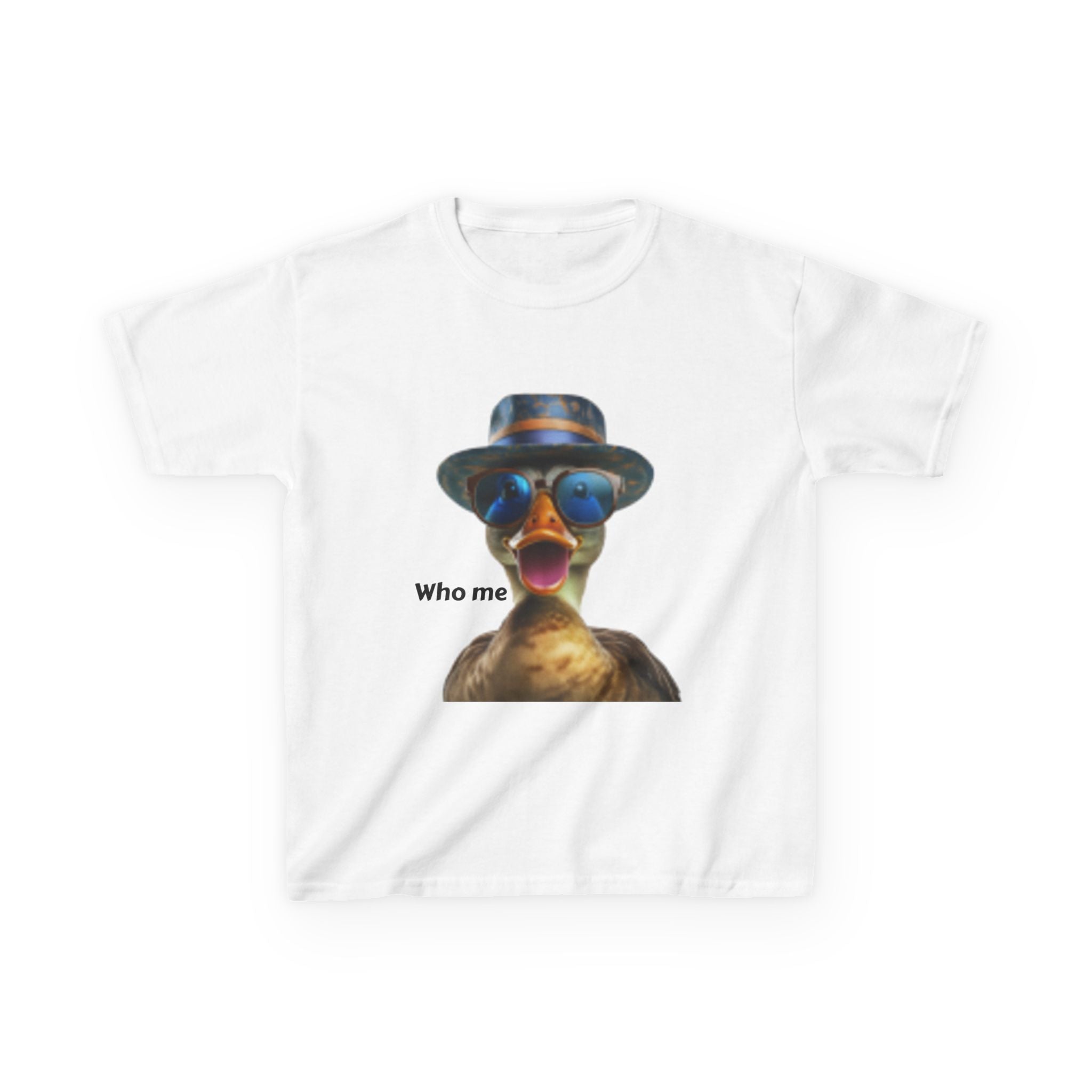 Kids Duck Tee — Cool Duck with Sunglasses & Hat Graphic