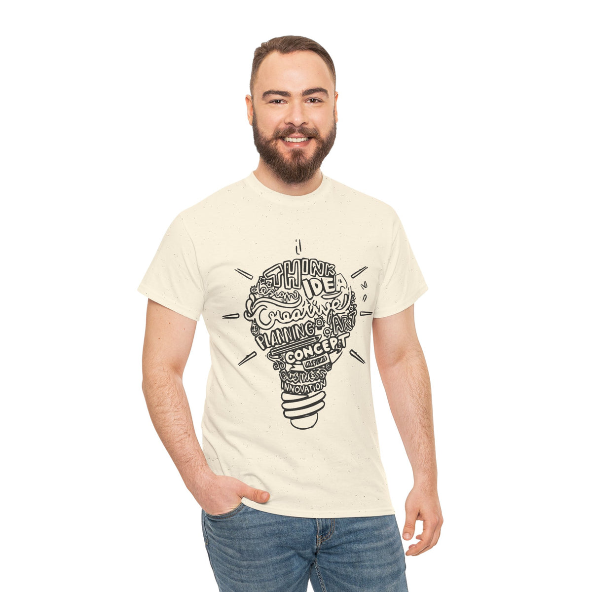 Idea Bulb T-Shirt – Creative Concept & Planning Lightbulb Design