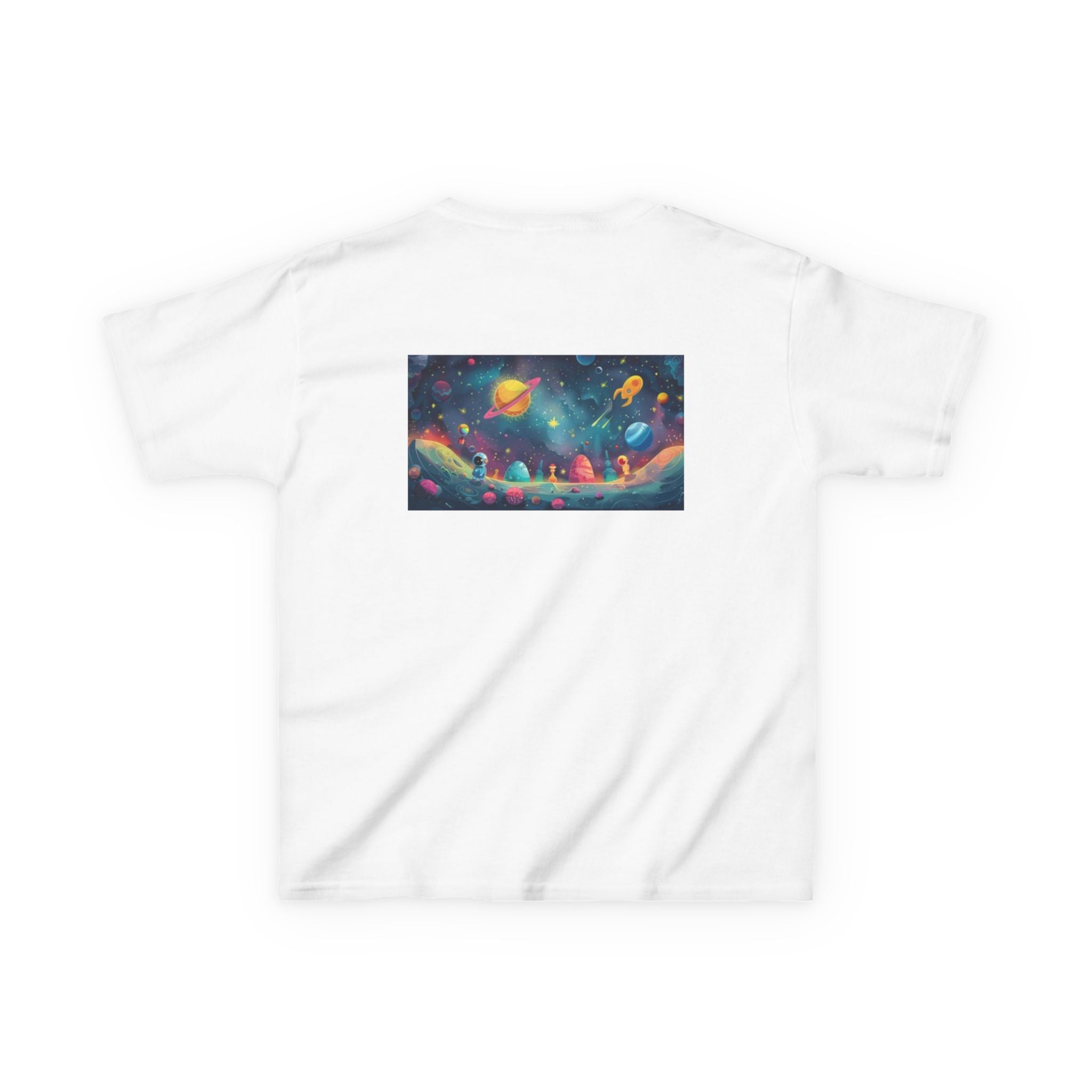 Kids Alien Space I Believe in You T-shirt — Colorful Extraterrestrial Galaxy Shirt