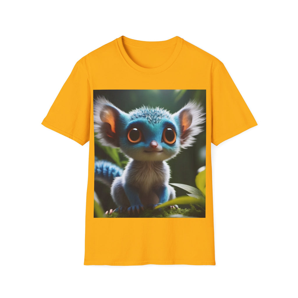 Cute Fantasy Creature T-Shirt — Big-Eyed Forest Critter Graphic