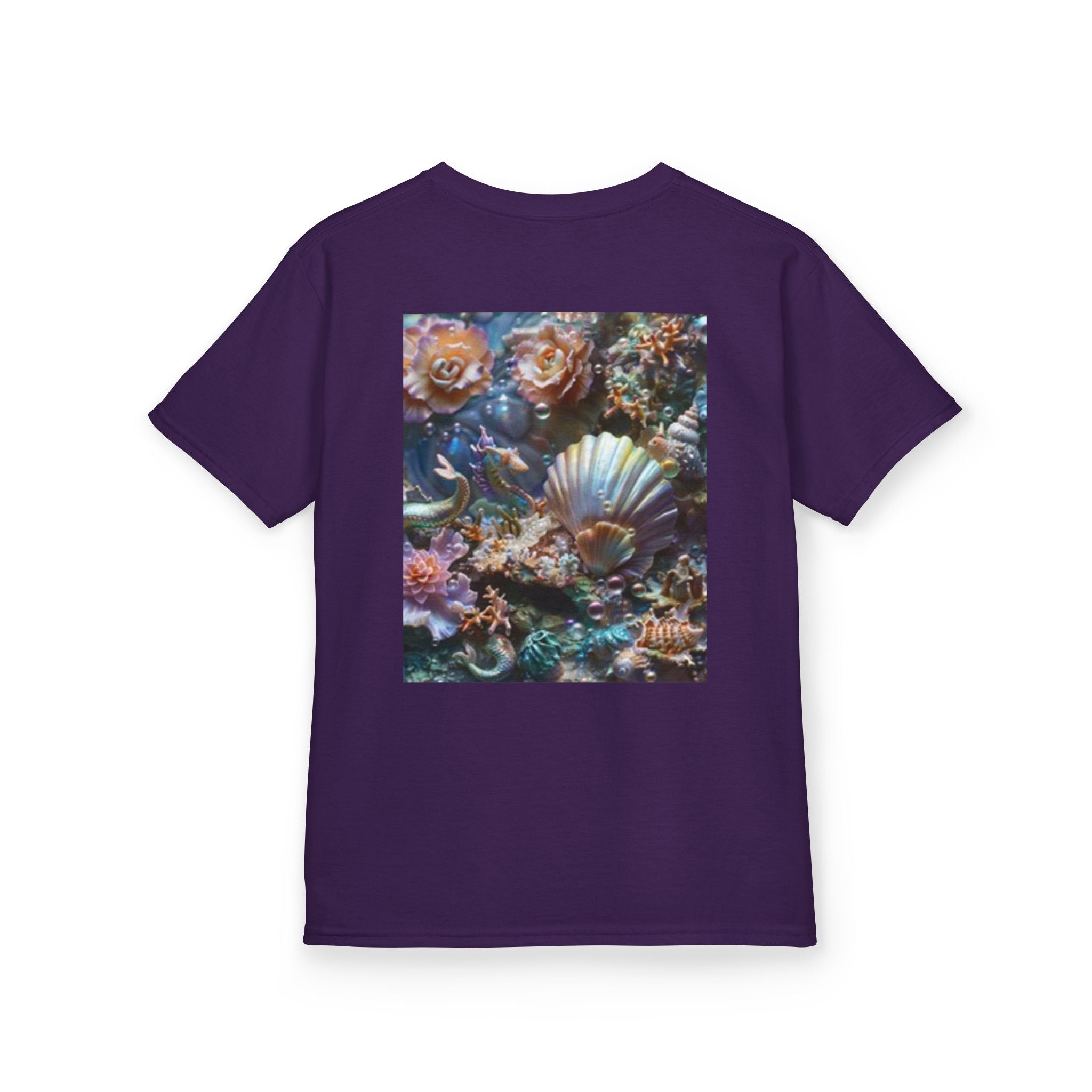 Kids Whale Tee — Neon Ocean Moon Kids T-Shirt
