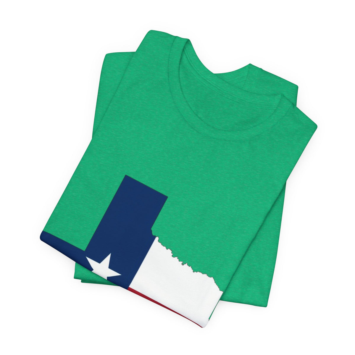 Texas Flag T-Shirt — Texas State Outline with Lone Star