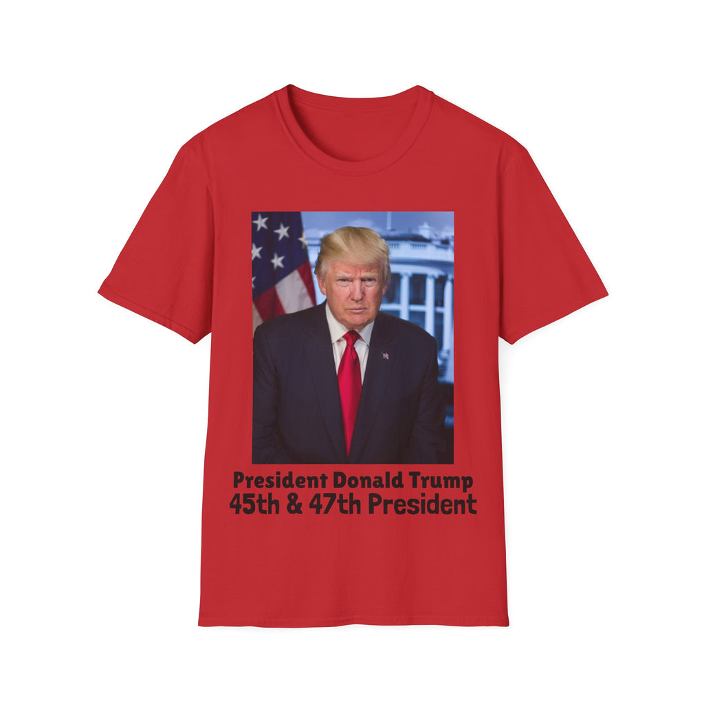 Camiseta del presidente Donald J TRUMP — Camiseta con la bandera patriótica