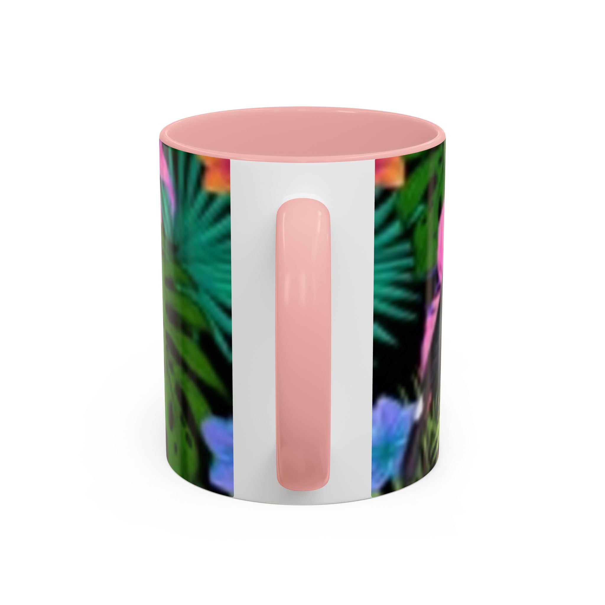 Tropical Floral Coffee Mug — Colorful Paradise Accent Mug (11/15 oz)