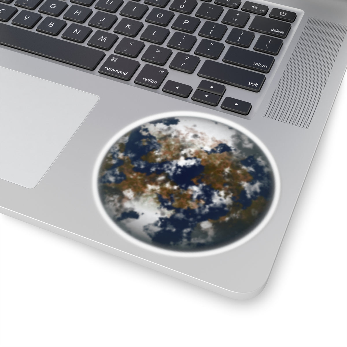 Planet Globe Sticker — Earth-Like Fantasy World Decal Books, backpacks, Mirror & Gift
