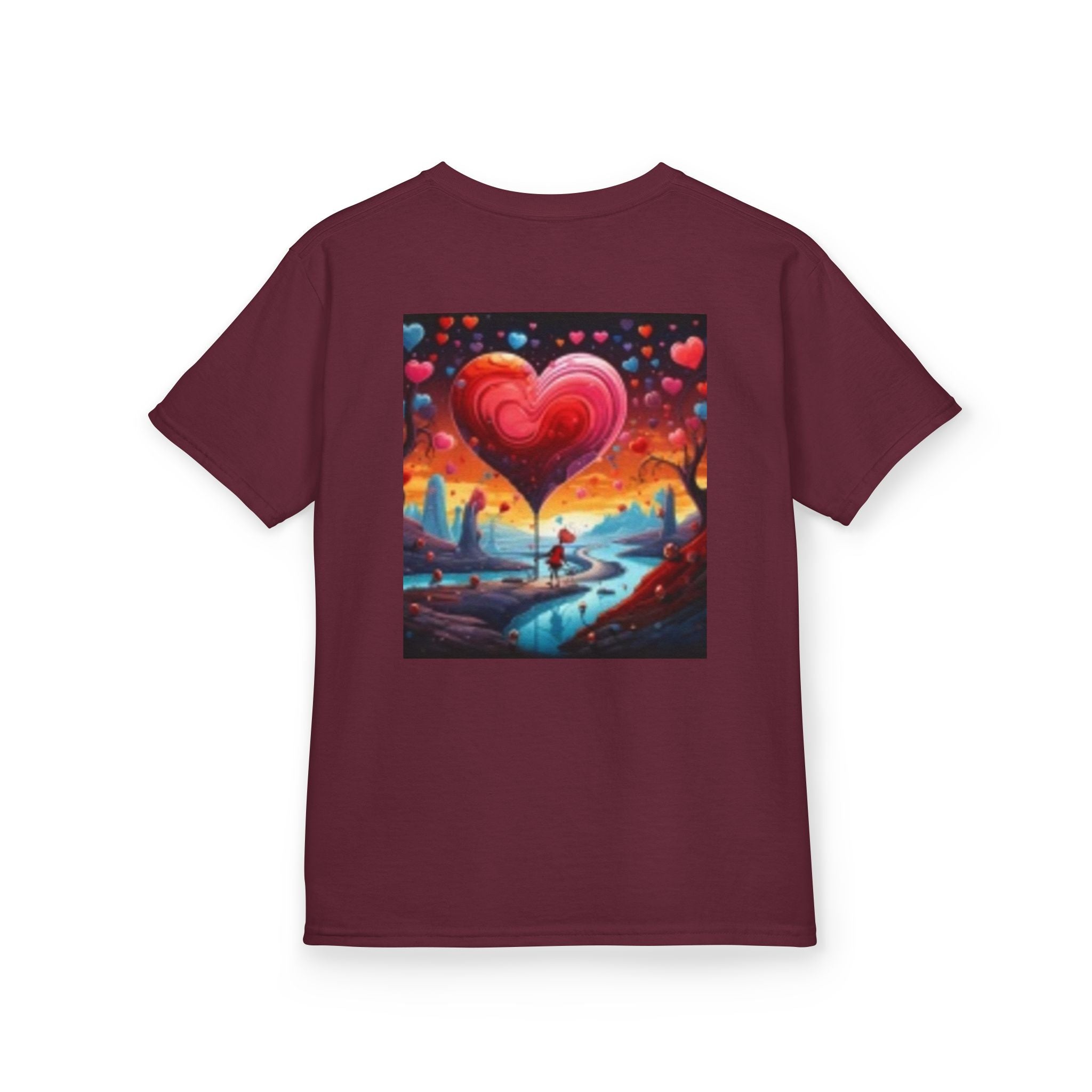 Kids T-Shirt — Cute Wide-Eyed Dog Portrait Tee for Children