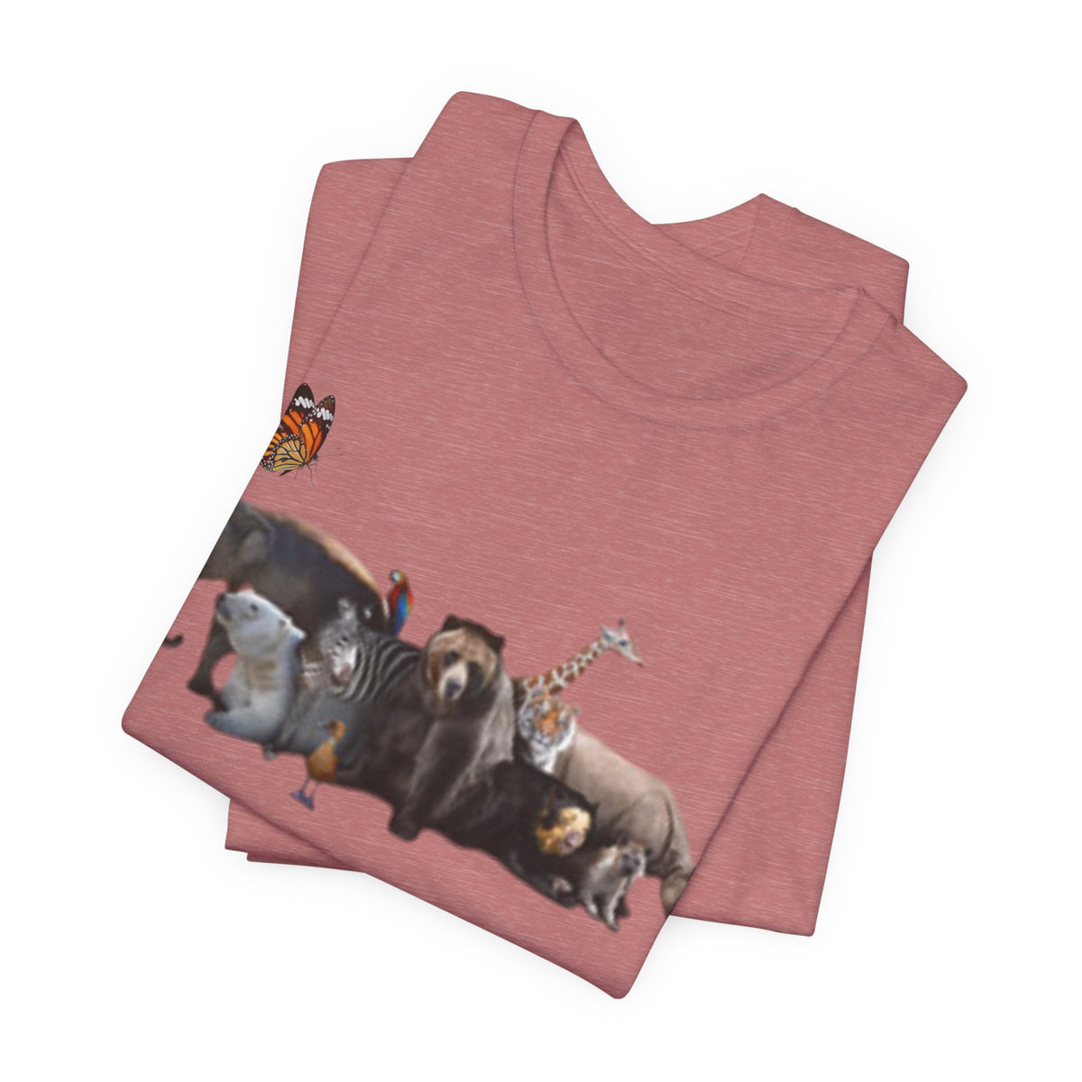 Wildlife Stack Tee God's Creations — Cute Forest Animal Graphic T-Shirt