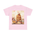 Pancake Stack Tee — Vintage Breakfast Illustration Shirt