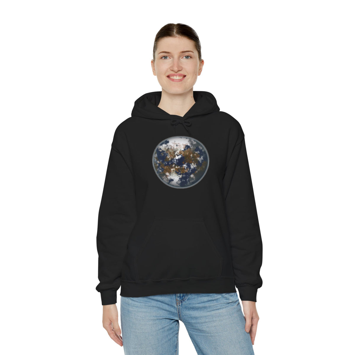 Galaxy Planet Hoodie —Facts Earth-Like Orb Space Graphic Pullover