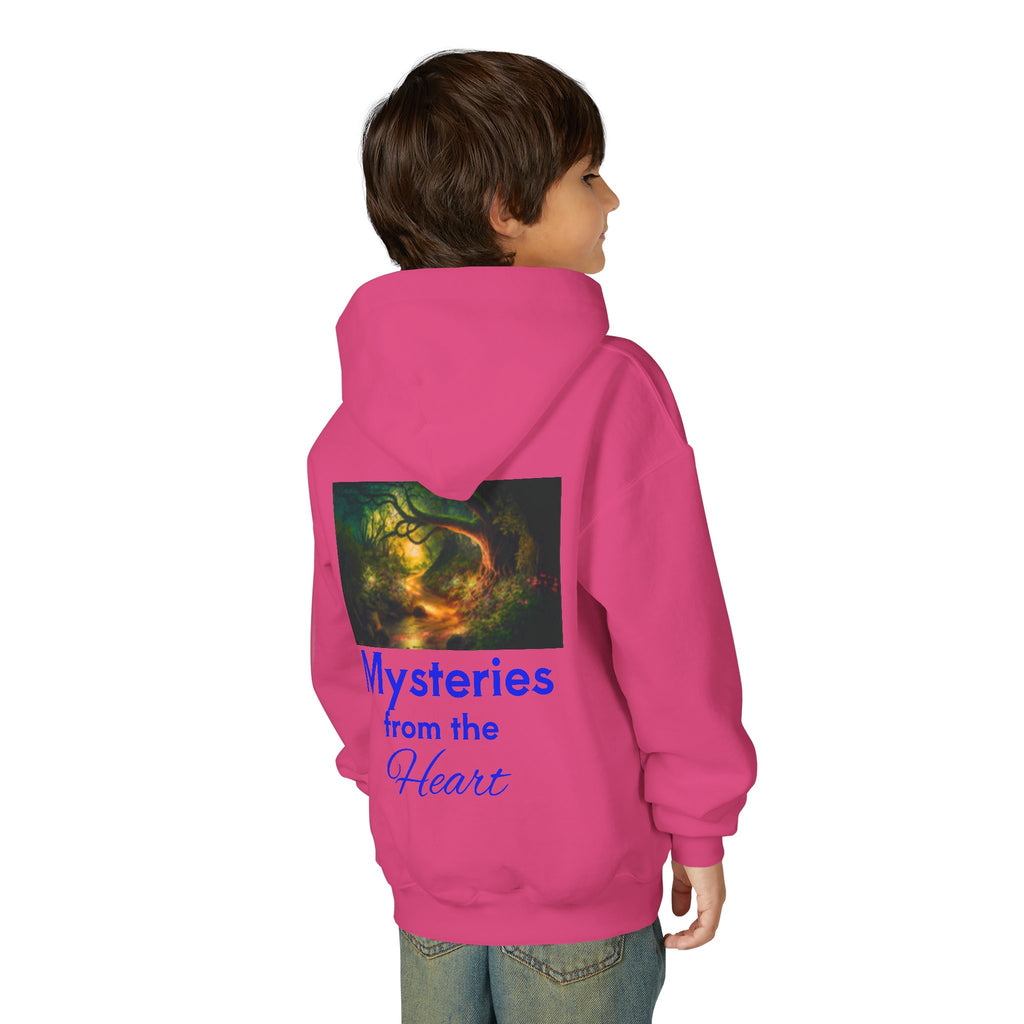 Youth Hoodie — Three Labrador Dogs at Sunset Photo Print