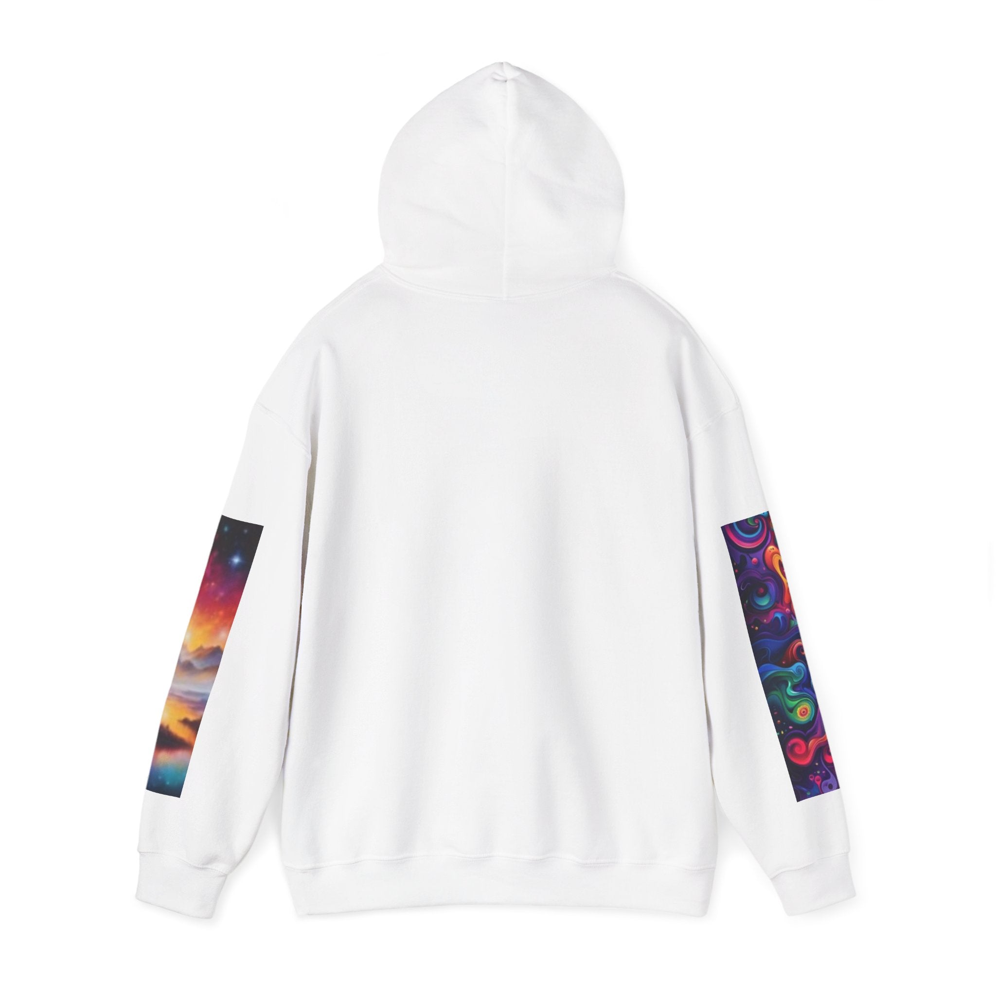 Silhouette Wolf Unisex Heavy Blend Hooded Sweatshirt Cozy All Night