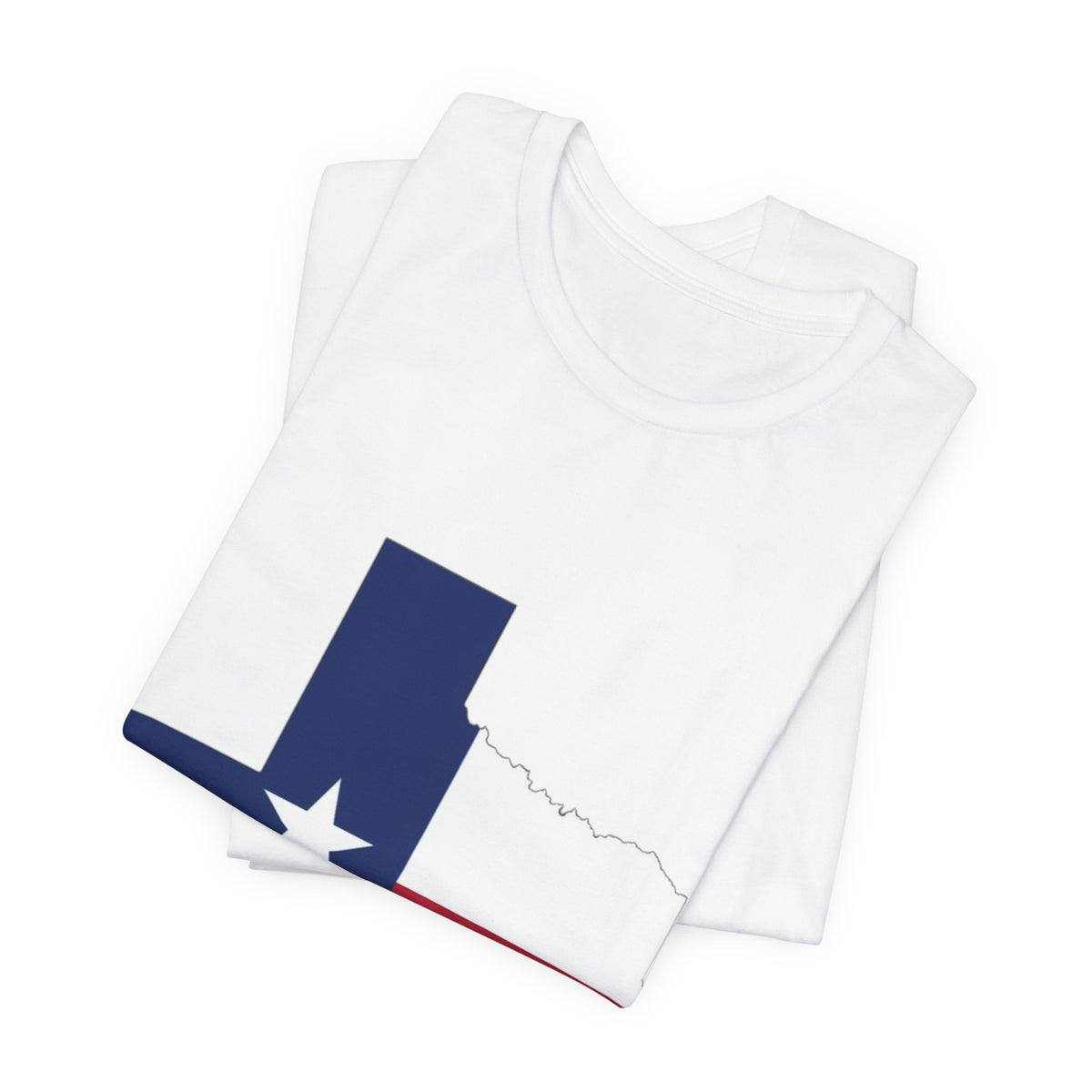Texas Flag T-Shirt — Texas State Outline with Lone Star
