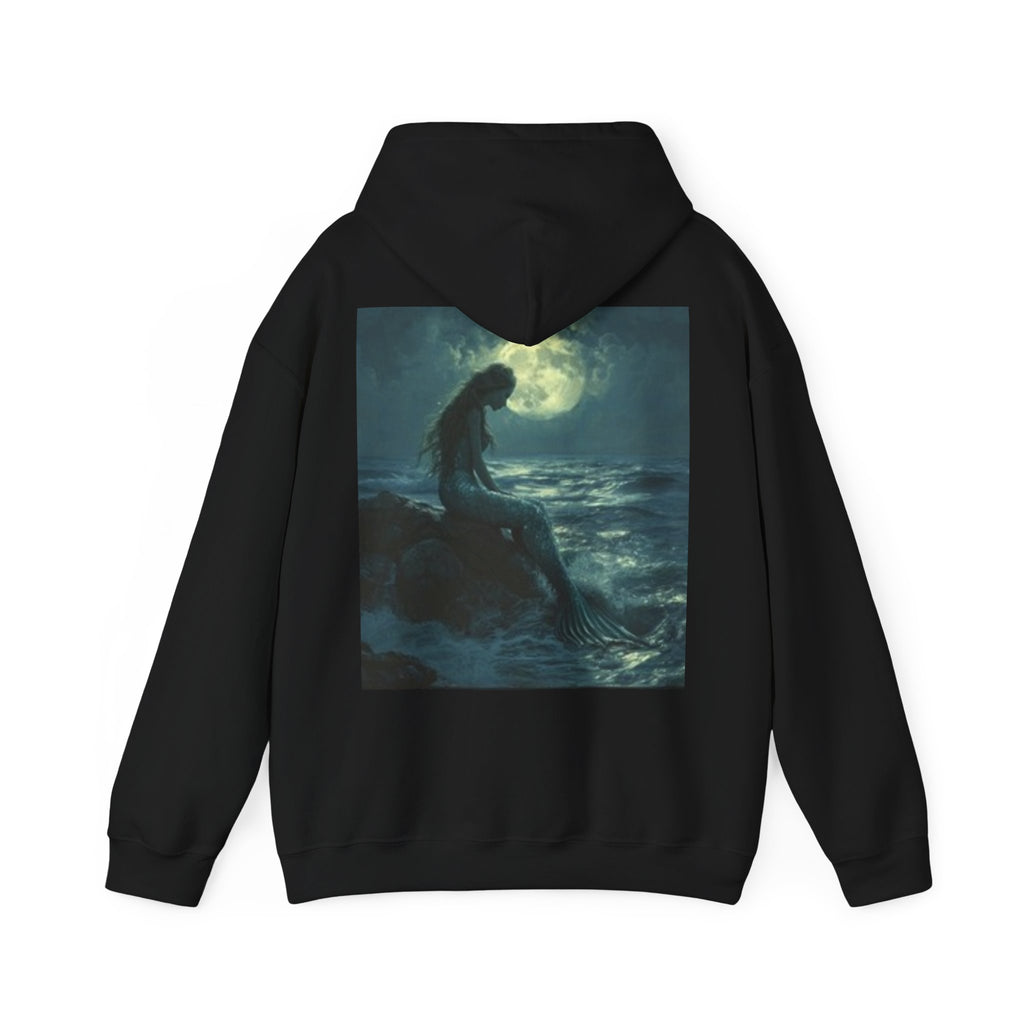 Mermaid Moonlight Hoodie — Mystical Ocean Art Pullover