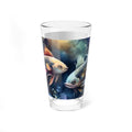 Koi Fantasy Mixing Glass — 16oz Artistic Fish Pint Glass