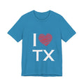 I  Love TX T-Shirt - Texas Love Graphic Tee