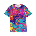 Psychedelic Swirl Men's Jersey — Vibrant Colors