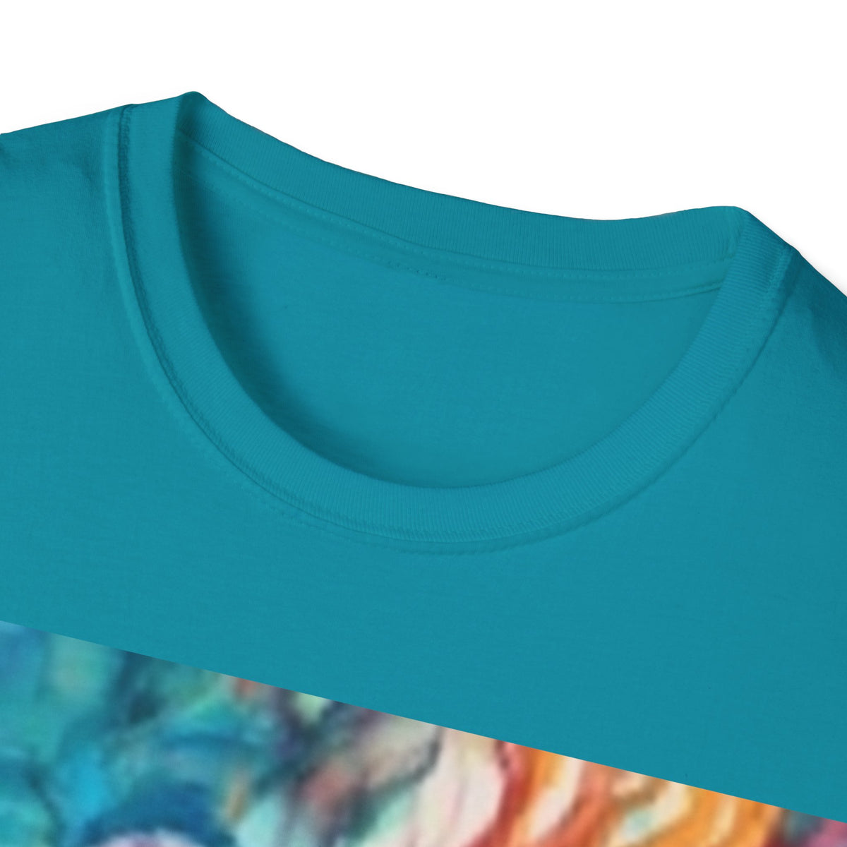 Two Peacock T-Shirt — Colorful Vibrant Peacock Art Tee