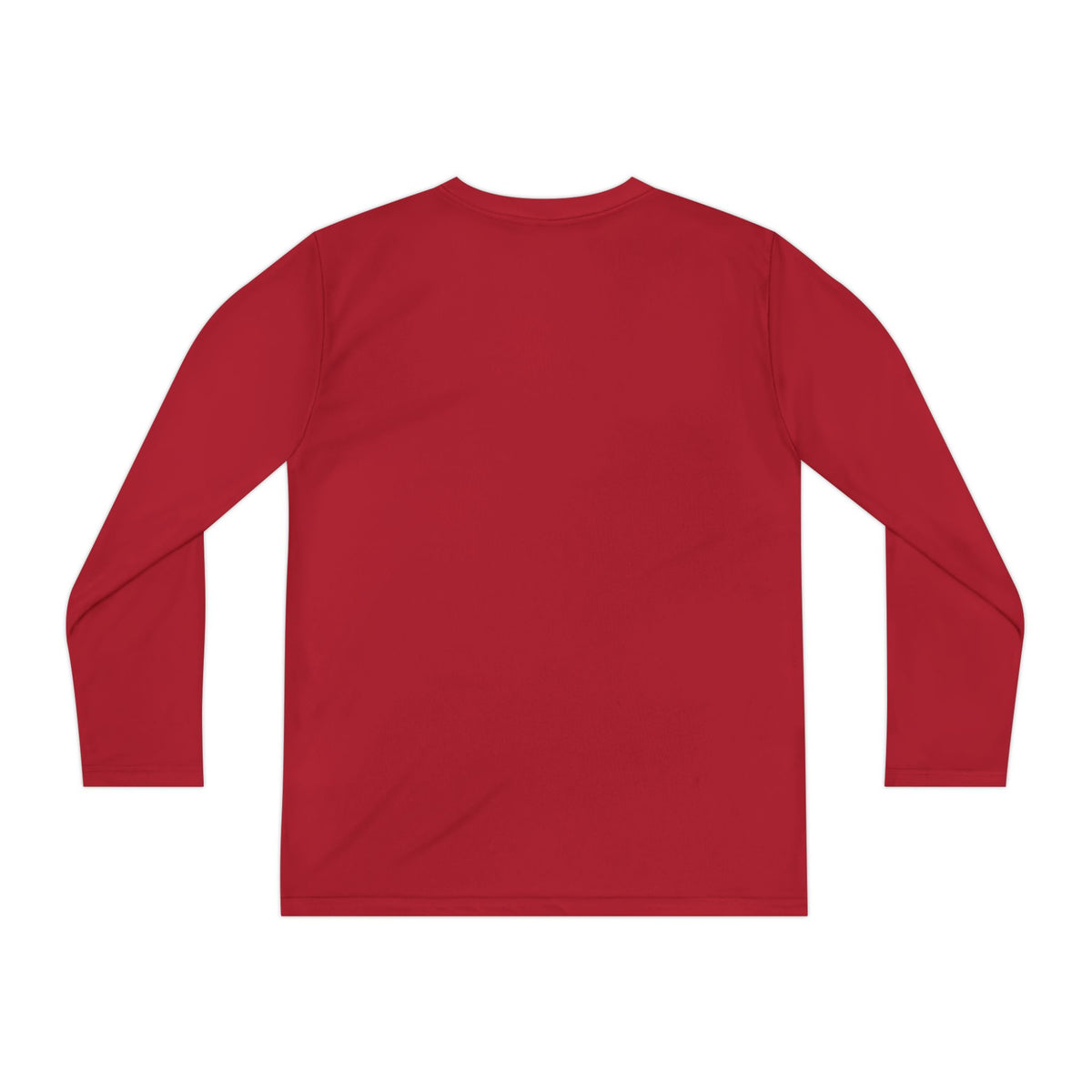 Youth Long Sleeve Tee — Girl Feeding Deer Christmas Night Scene