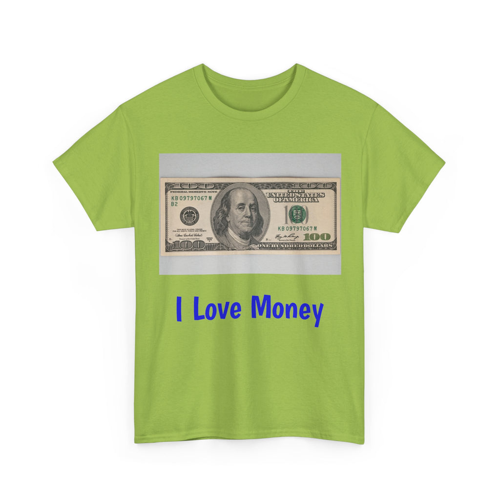 Money Print T‑Shirt – 100 Bill Graphic Tee