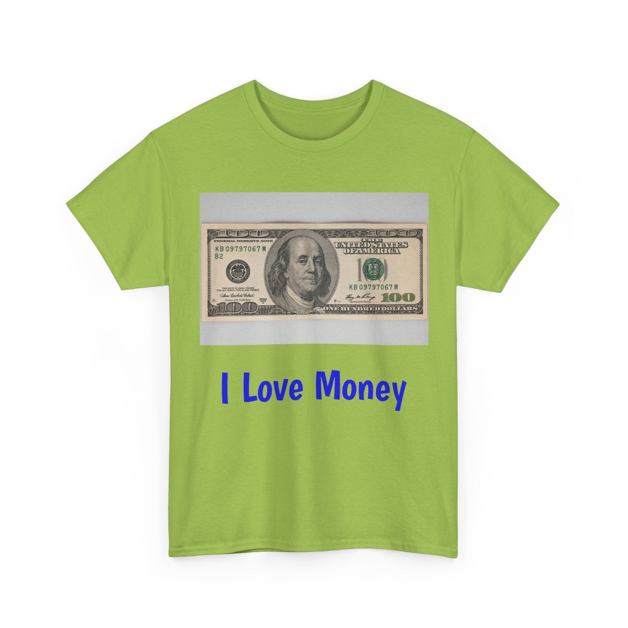 Money Print T‑Shirt – 100 Bill Graphic Tee