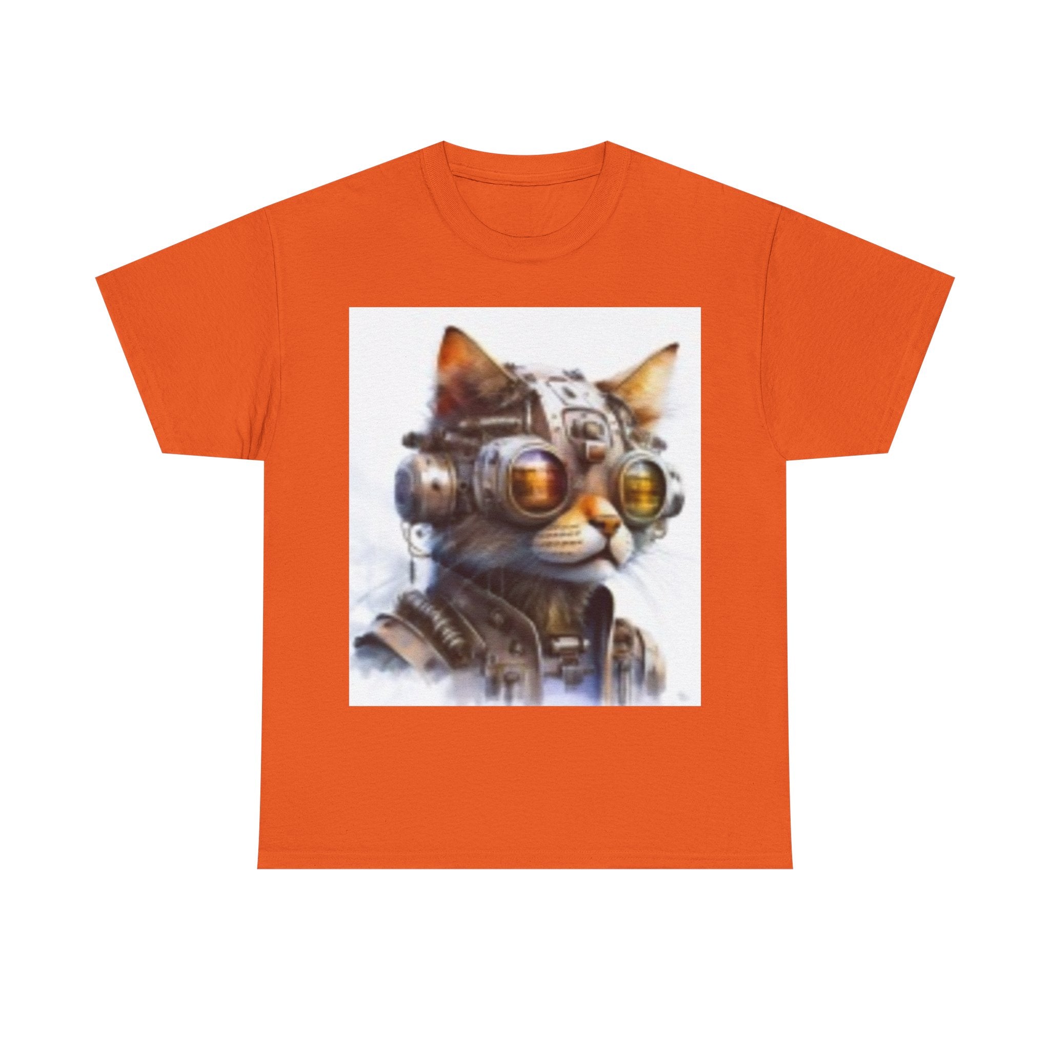 Space Age Cat Tee — Retro Sci‑Fi Cat Pilot Graphic T-Shirt