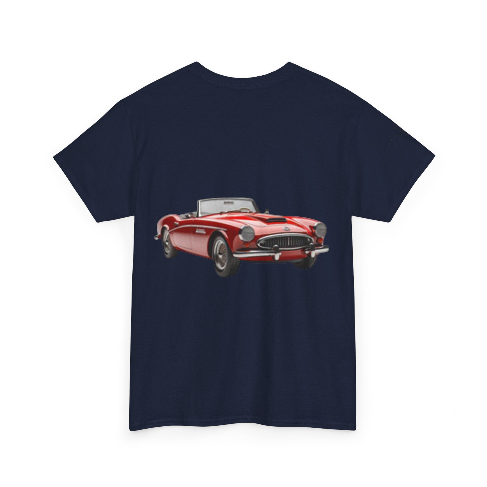 Pinup Girl Graphic T-shirt & Fast Car — Retro 1950s Bathing Beauty T-Shirt